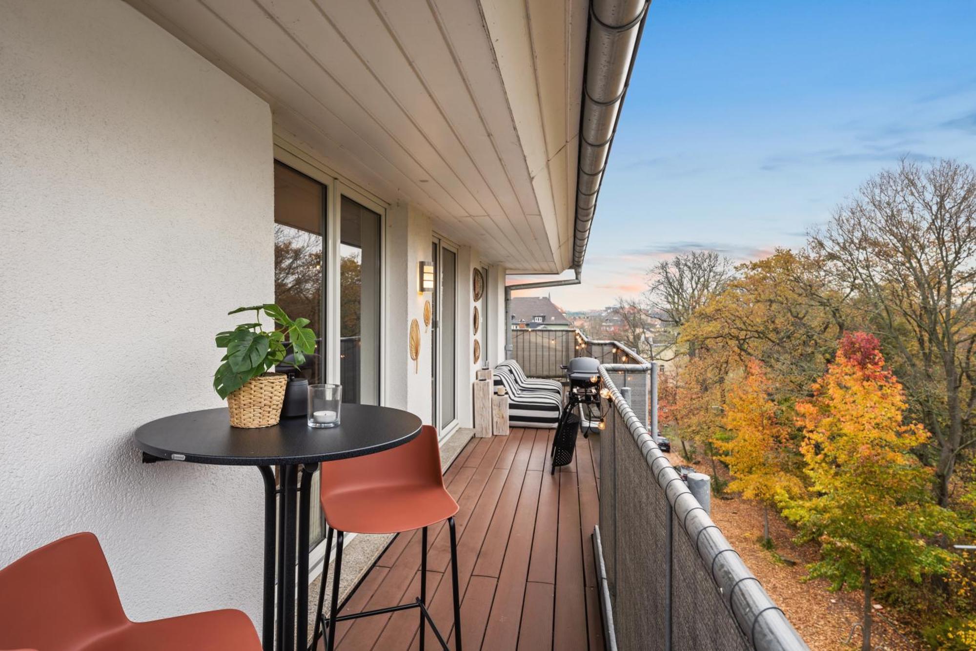 Edler Wohnraum Schwanenteich-Penthouse Mit Garage, Grill, Kaffeevollautomat, Klima, Lift & Terrasse Apartment Zwickau Luaran gambar