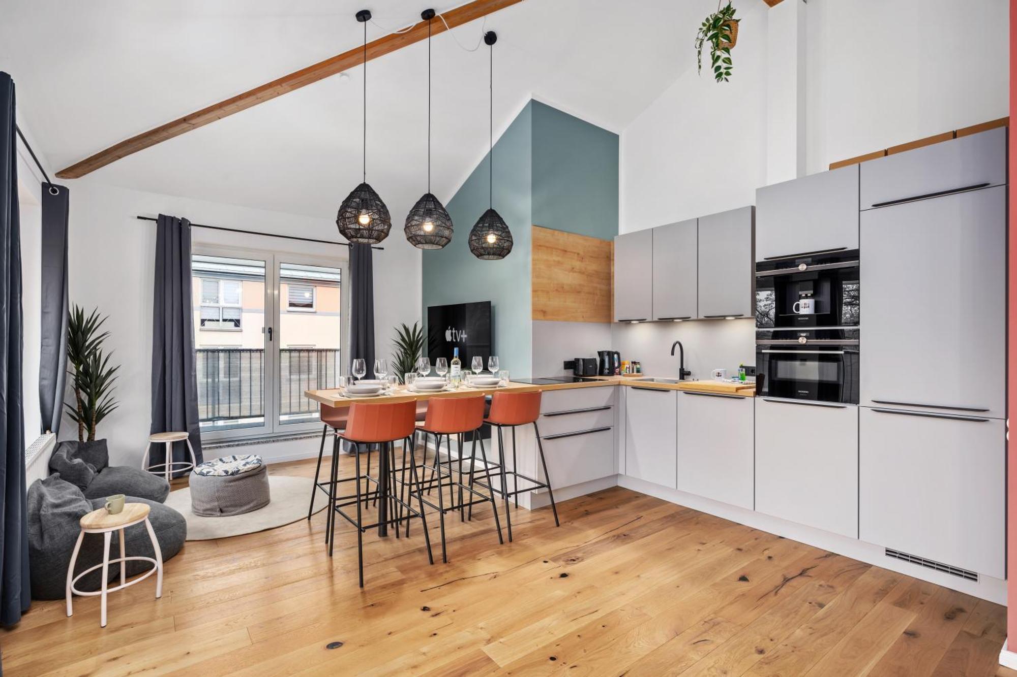 Edler Wohnraum Schwanenteich-Penthouse Mit Garage, Grill, Kaffeevollautomat, Klima, Lift & Terrasse Apartment Zwickau Luaran gambar